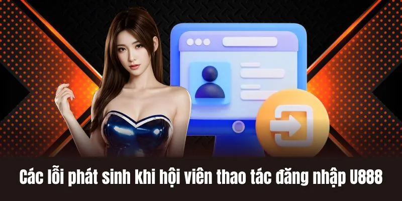 Các lỗi phát sinh khi hội viên thao tác đăng nhập U888