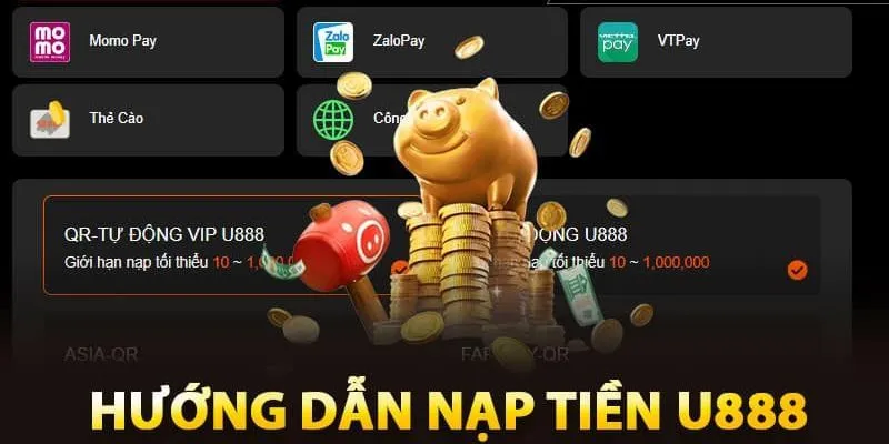 Hướng dẫn nạp tiền U888 bằng thẻ cào điện thoại nên lưu tâm