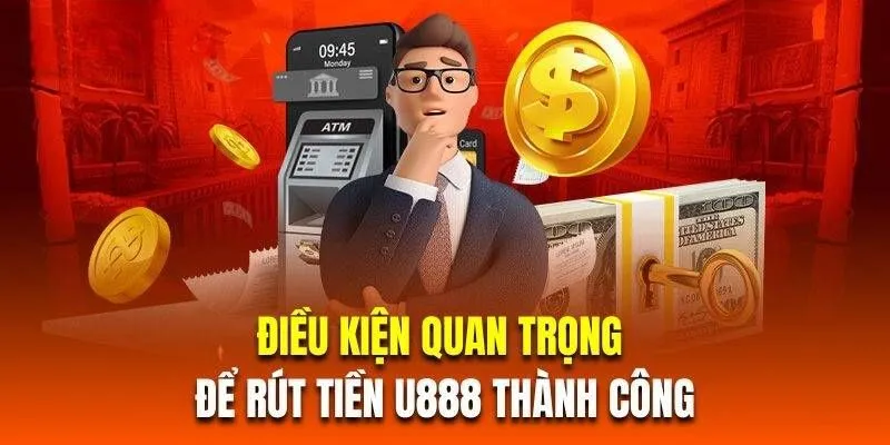 Điều kiện người chơi cần lưu tâm khi rút tiền U888