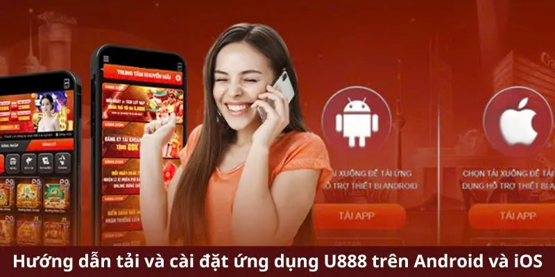 Thao tác tải app U888 về điện thoại hệ điều hành iOS